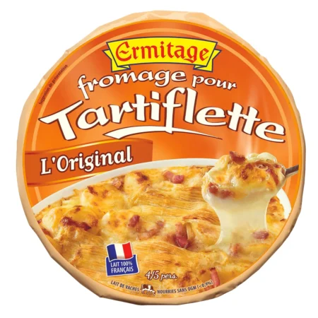 Fromage pour Tartiflette Sans OGM ERMITAGE la boite de 450g