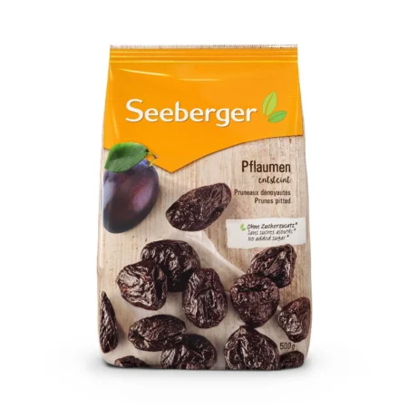 Pruneaux d’Ente dénoyautés géants SEEBERGER le sachet de 500g