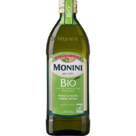 Huile d'olive vierge Bio MONINI la bouteille de 750mL