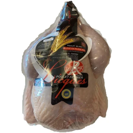 Poulet fermier blanc Label Rouge LICQUES VOLAILLES le poulet