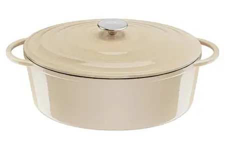 Cocotte Tefal LOV Cocotte ovale 34 cm Beige