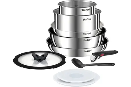 Batterie de cuisine Tefal BATTERIE DE CUISINE 10 PIECES INGENIO EMOTION INDUCTION ET FOUR